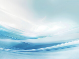Naklejka premium Abstract background, blue and white gradient, light sky color background, perspective composition creating an atmosphere full of modernity and technology