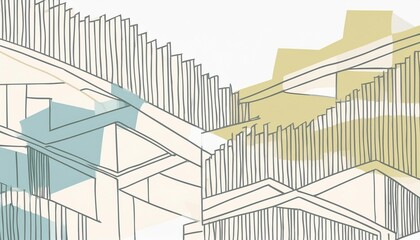 geometric abstract painting background