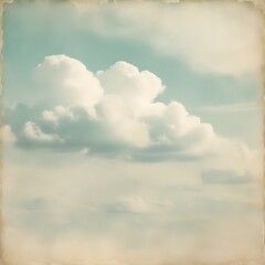 Vintage cloudy sky background