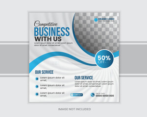 new business poster design for Facebook