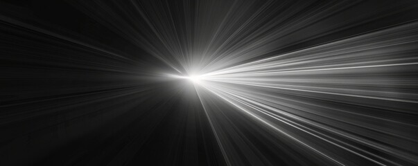 Abstract light beams in a dark space