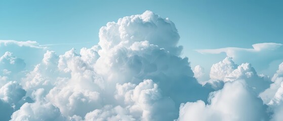 Fototapeta premium Cloud Formation Style Unique Cloud Shapes Concept An aweinspiring sky with uniquely shaped clouds forming intricate patterns