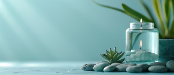 Complementary Therapy Concept A wellness center offering complementary therapies such as aromatherapy