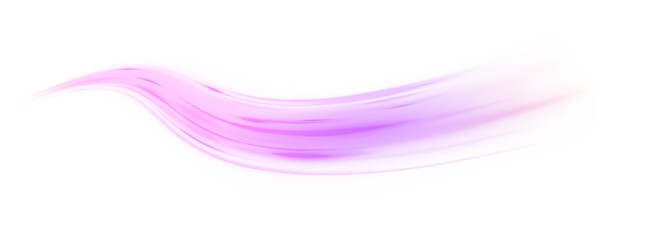 Luminous green neon waves PNG. Colored shiny sparks of spiral wave. Vector PNG glitter light fire flare trace.	