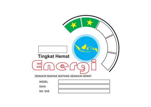 stiker tingkat hemat energi