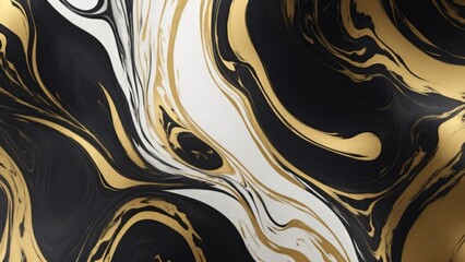 Abstract marbleized Black creative colors Beautiful paint with the addition of gold effect background