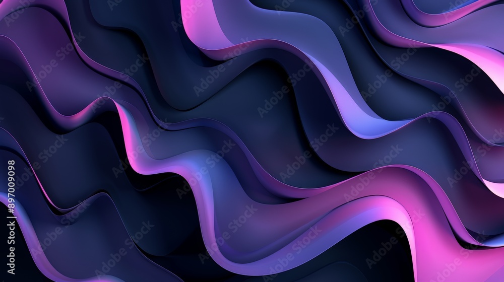 Aufkleber abstract background forming a wavy and colorful pattern with blue and purple shapes, perfect for web