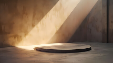 The perfect combination of natural light and concrete space