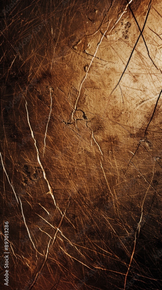 Aufkleber scratched texture background reveals layers of abstract concept.