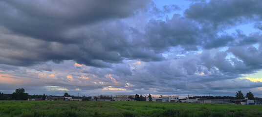 Clouds over a Field