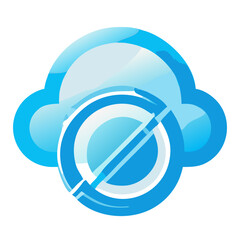 Cloud and Gear Icon Representing Cloud Configuration and Network Settings