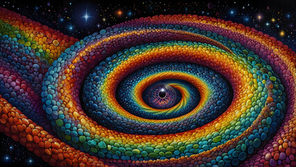 background with spiral