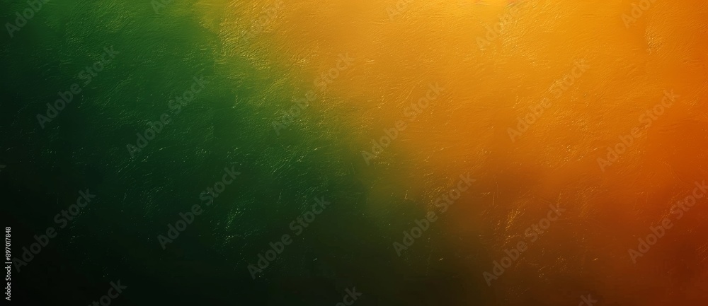 Poster captivating abstract background with textured green to orange gradient. versatile design element for