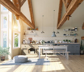 modern luxury house interior.