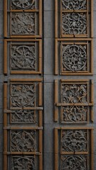 Design patterns on concrete texture background