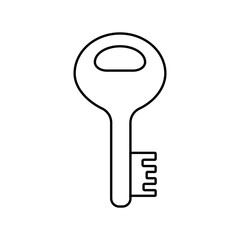 Key icon vector. Lock iluustartion sign. Closed symbol or logo.