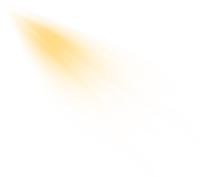 Yellow glowing lights effects isolated on transparent background Sun flash with rays and spotlight Star burst