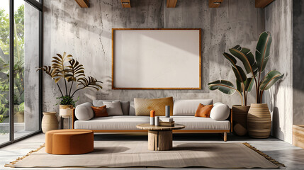 home wall art mockup, modern living room interior, minimalist bedroom mockup, house background wall decor, single canvas mockup, blank horizontal painting mockup