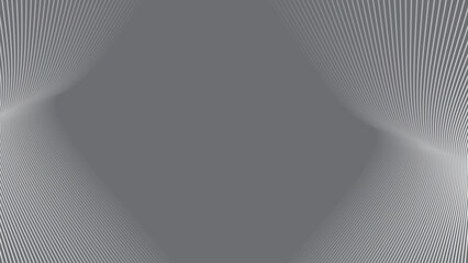 Naklejka premium Grey abstract background with curve line for backdrop or presentation