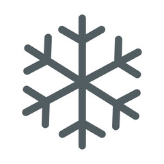 snowflake on white background