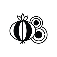 Onion vector icon