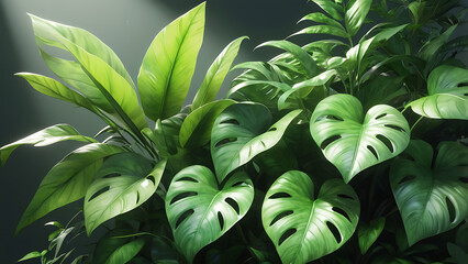 green leaves and plants