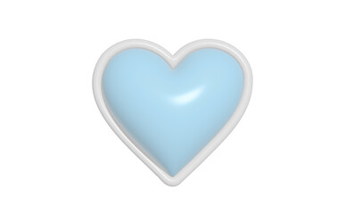 3Dのかわいい ぷっくりしたハート デコレーションにも使える