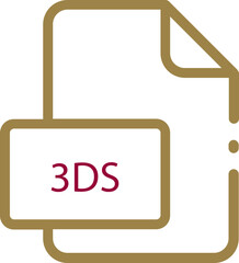 Old brick fill 3DS file icon