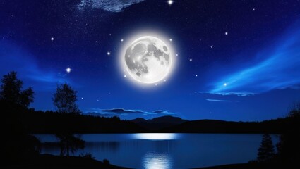 moon in sky