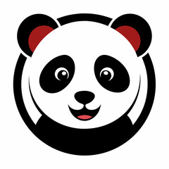 panda logo vector silhouette 