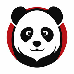 panda logo vector silhouette 