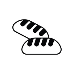 Baguette vector icon