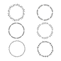 wreath leaf simple wedding frame ornament collection