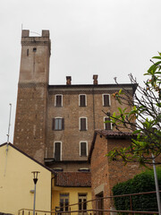 Historic buildings at Vespolate, Novara, Italy