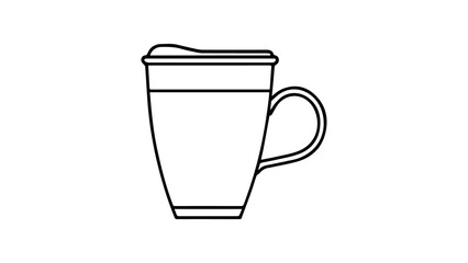 cup of coffee outline illustration