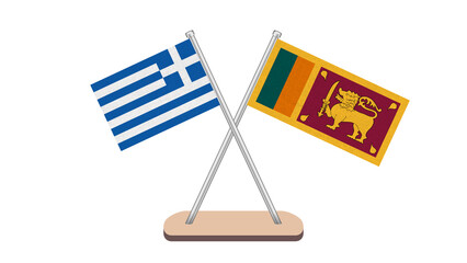 Sri Lanka Greece Flag