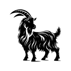 Goat silhouette vector Illustration