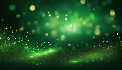 green sparkle glitter abstract background