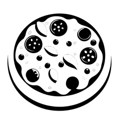 Vegetable and Fruit Pizza