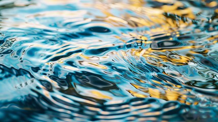 Abstract background of Smooth water with invisible ball bouncing along the surface leaving a wake in its path. Skincare products of natural concept. Pink and pastel tones
