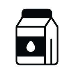 Creatively crafted milk box icon, nutrition, cotton, healthy beverages