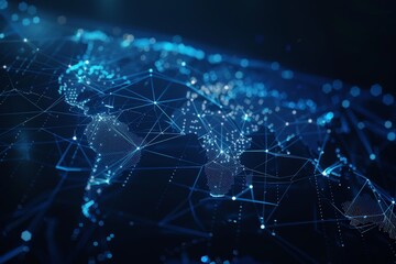 Fototapeta premium Global Network Connectivity