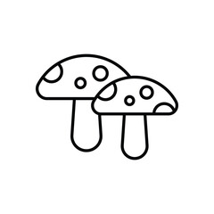 Mushroom vector icon