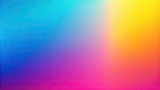 Vibrant gradient background transitioning from pink to blue with touches of yellow, vibrant, gradient, pink, blue