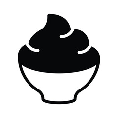 A pack of fresh cream in modern style, premium vector