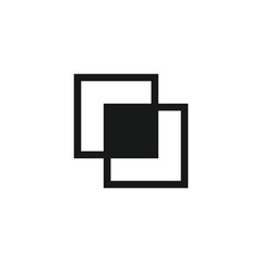 Clipping mask icon sign, design vector