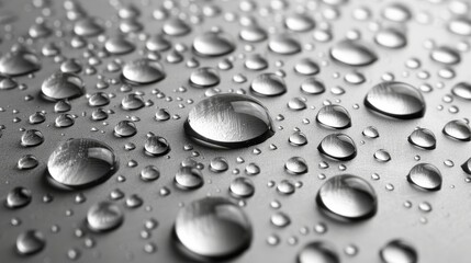 Raindrops on a window   a serene scene captured on a rainy day, evoking calmness and tranquility