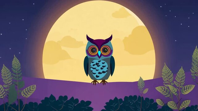 owl in the night