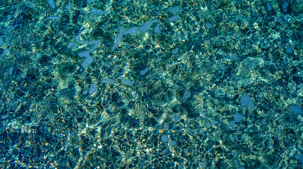 Sea Water Light Reflections Colorful Abstract Background Design