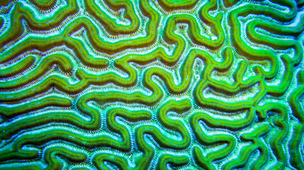 Brain Coral, Coral Reef, Caribbean Sea, Playa Girón, Cuba, América